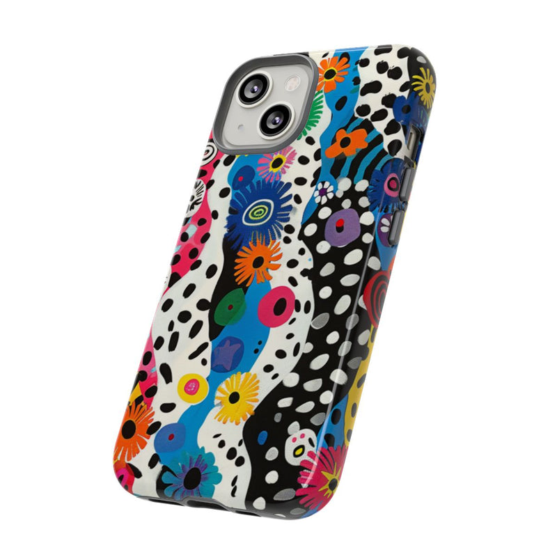 Kleurrijk Abstract Bloemen-Zebra Patroon