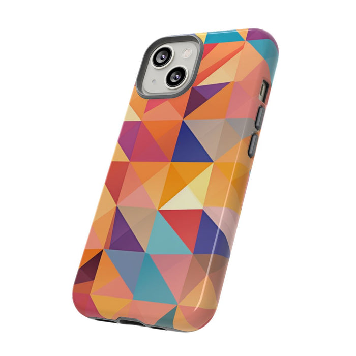 Kleurrijk Geometrisch Hoekpatroon
