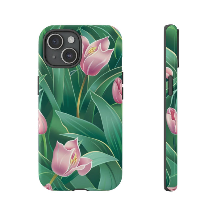 Roze Tulp Bloemenpatroon