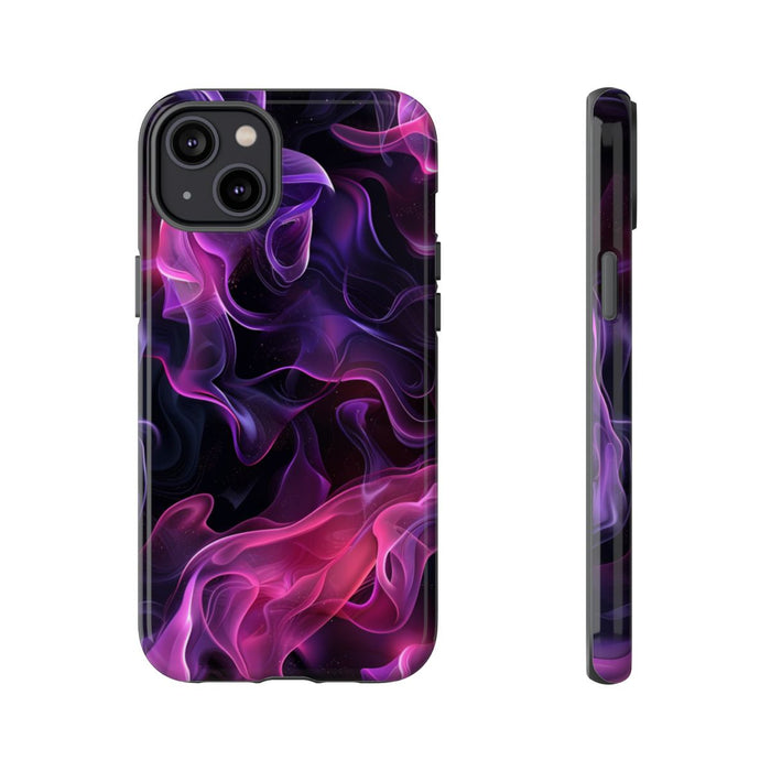 Violette en Roze Abstracte Vlammen