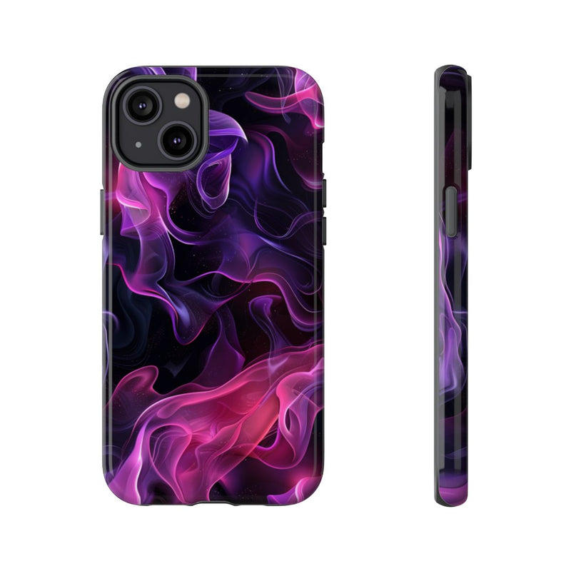 Violette en Roze Abstracte Vlammen