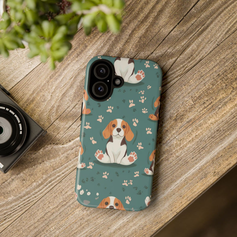 Beagles met Pootafdrukken Patroon