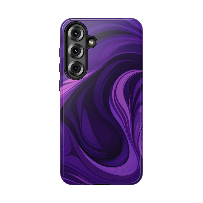 Paarse Abstracte Golfpatroon
