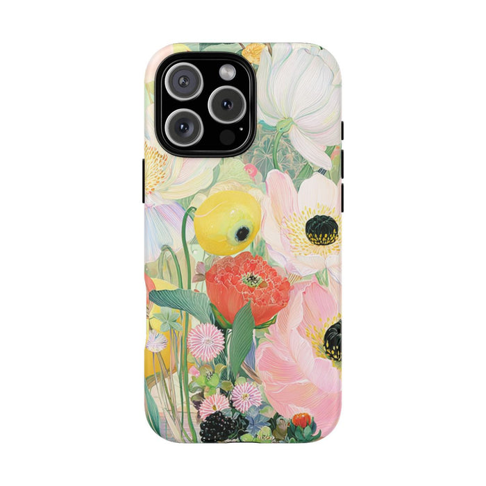 Lichte Pastelbloemen met Vogels