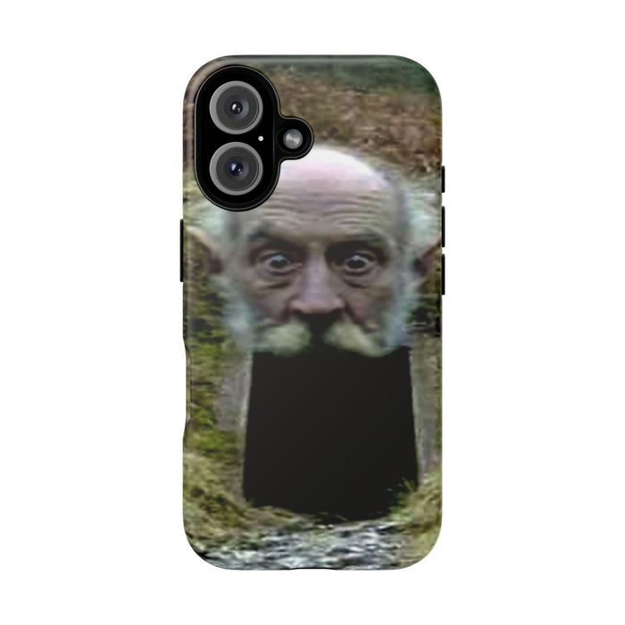 Surrealistische Reuzenhoofd-Toegang in de Natuur