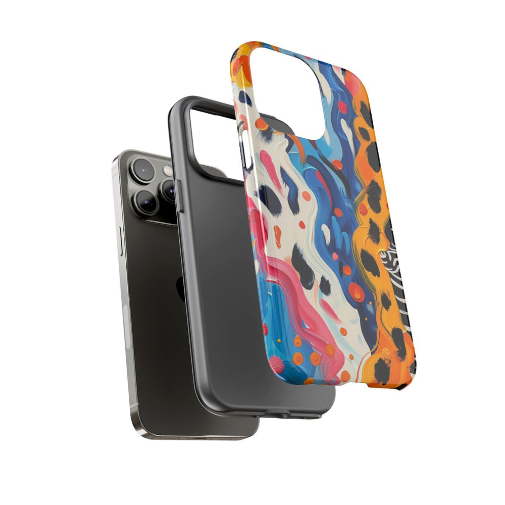 Abstract Kleurrijk Zebra Patroon