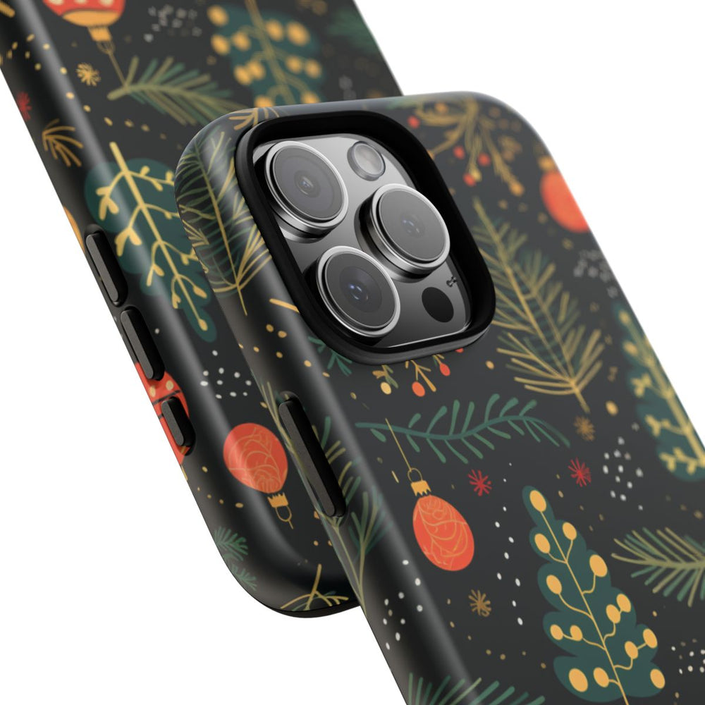 Kerstversiering en Dennentakken Patroon