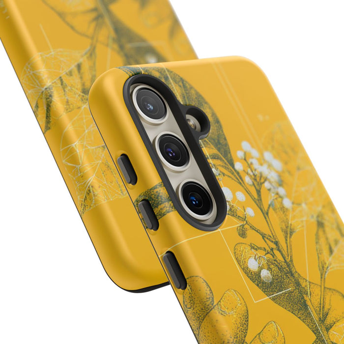 Hand met Botanische Bladeren en Bessen Illustratie
