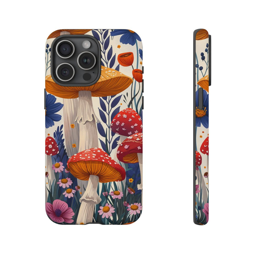 Vrolijke Paddenstoelen en Bloemen