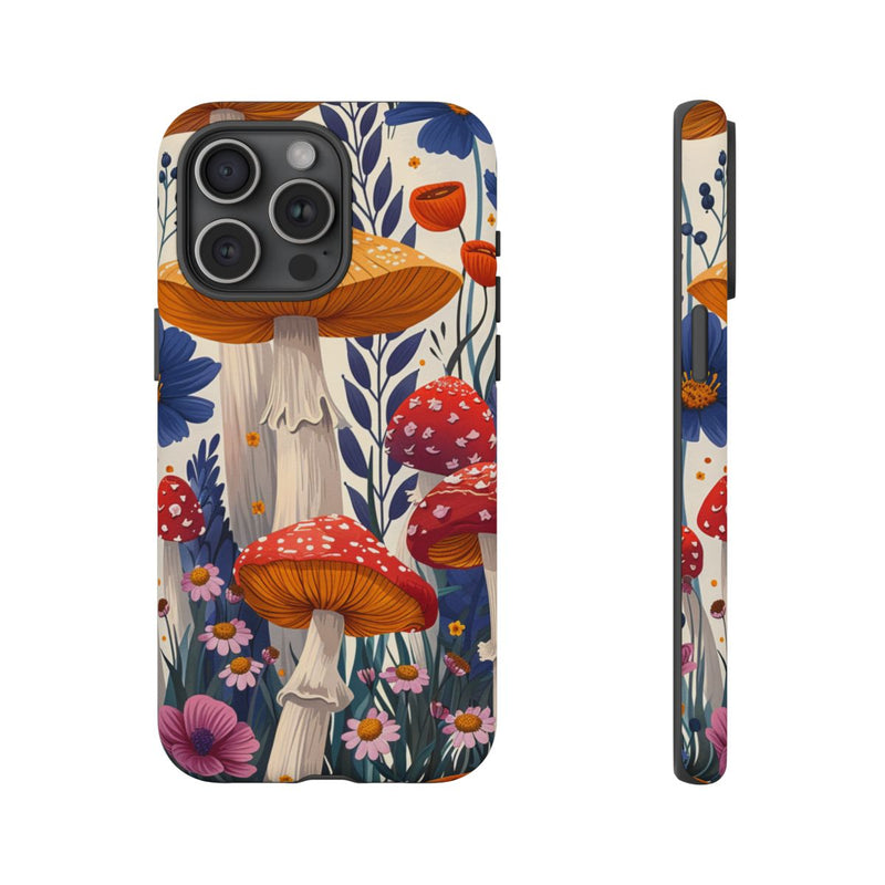Vrolijke Paddenstoelen en Bloemen