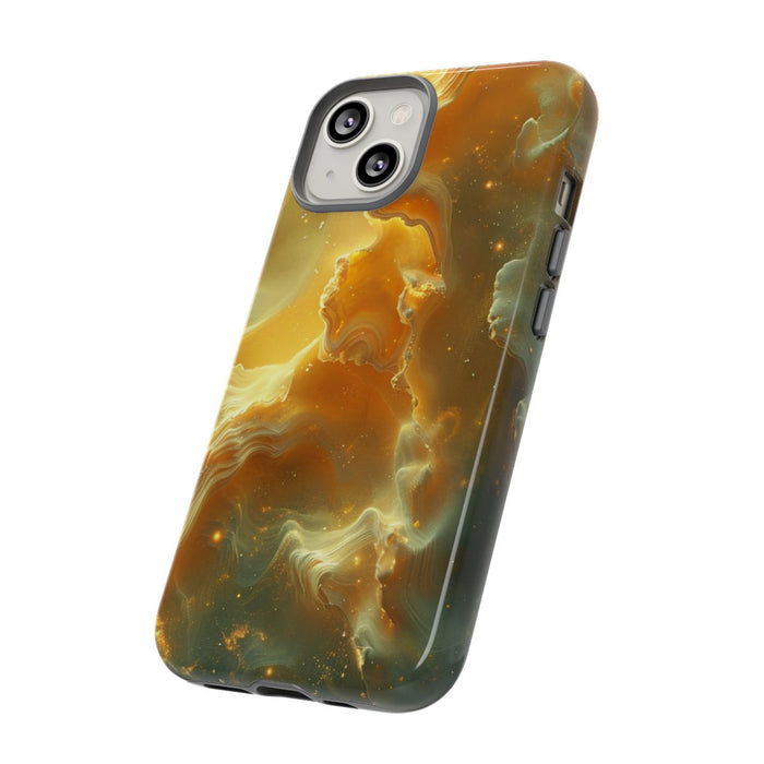 Gouden Nebula Abstract Design