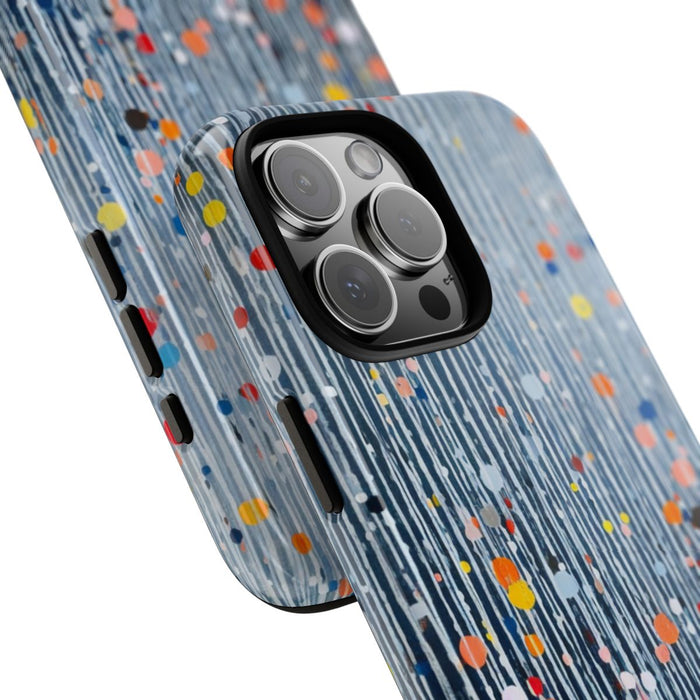 Kleurrijk Abstract Patroon met Dots en Lijnen