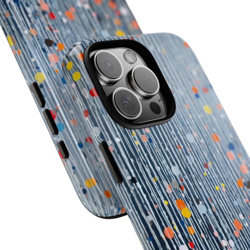 Kleurrijk Abstract Patroon met Dots en Lijnen