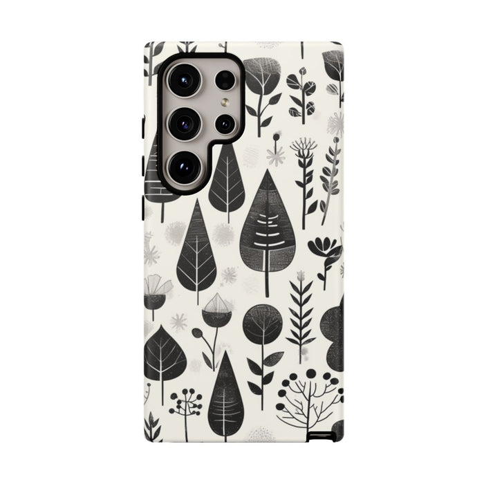 Monochroom Botanisch Patroon