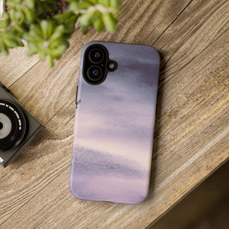 Eenzame Vogel in Paarse Lucht