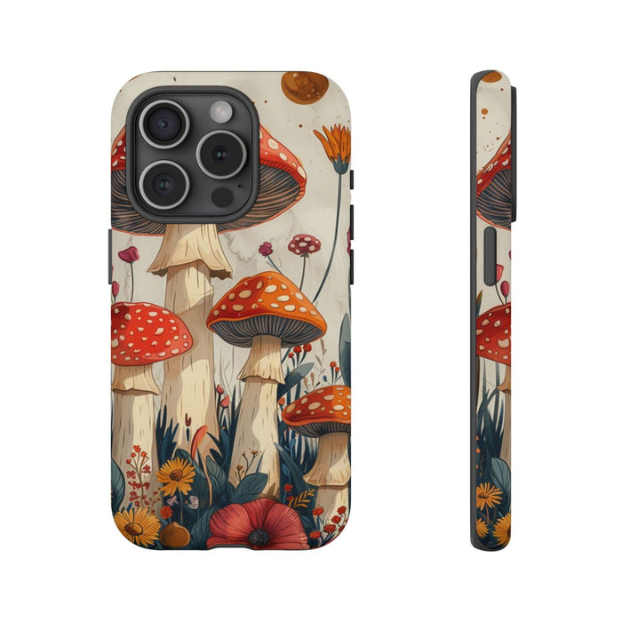 Vrolijke Paddenstoelen en Bloemen