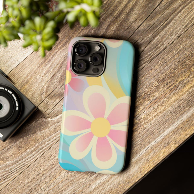 Pastel Groovy Bloemenpatroon