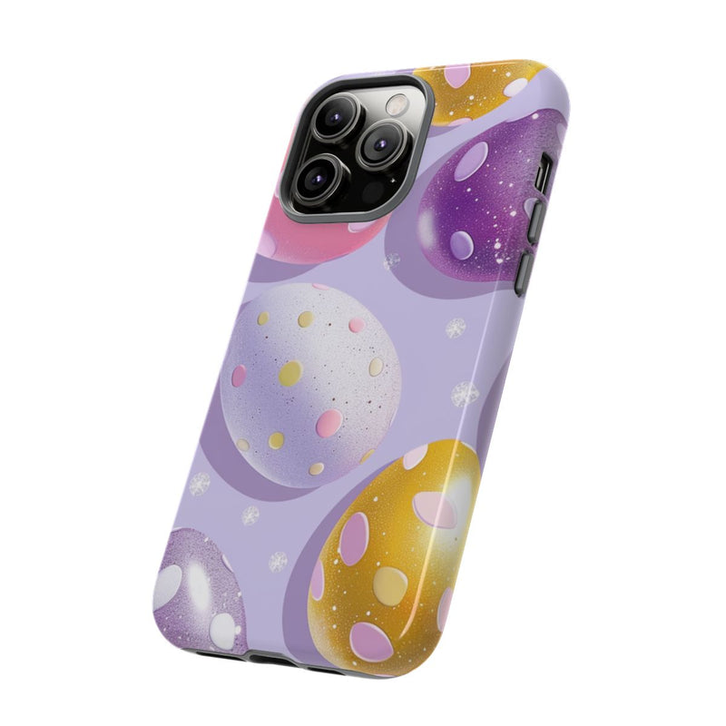 Glanzende Paaseieren met Stippenpatroon