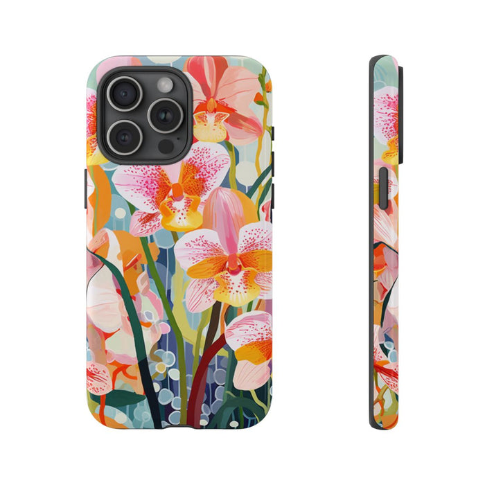 Kleurrijke Orchideeën Illustratie