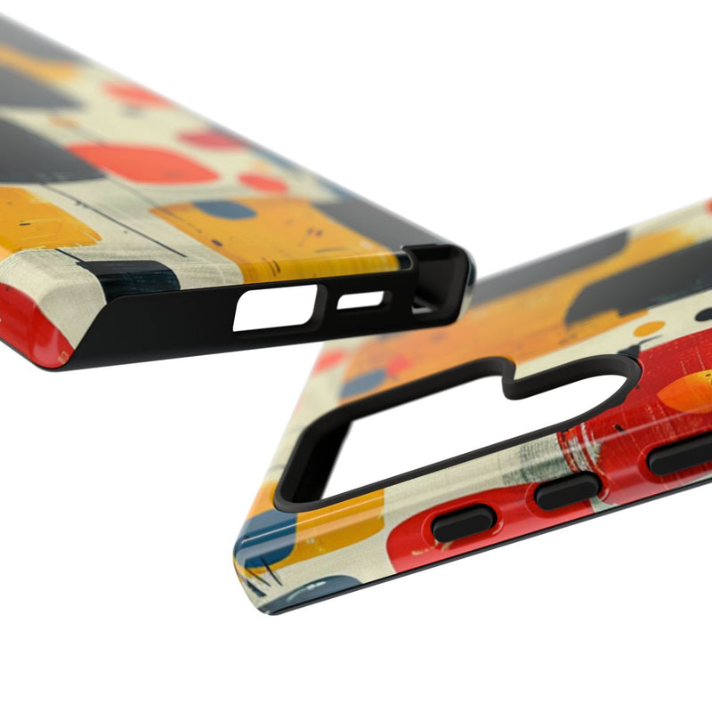 Mid-Century Abstract Geometrisch Patroon