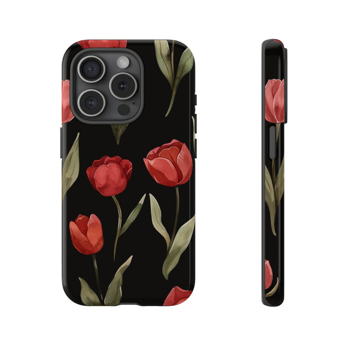 Rode Tulp Bloemenpatroon