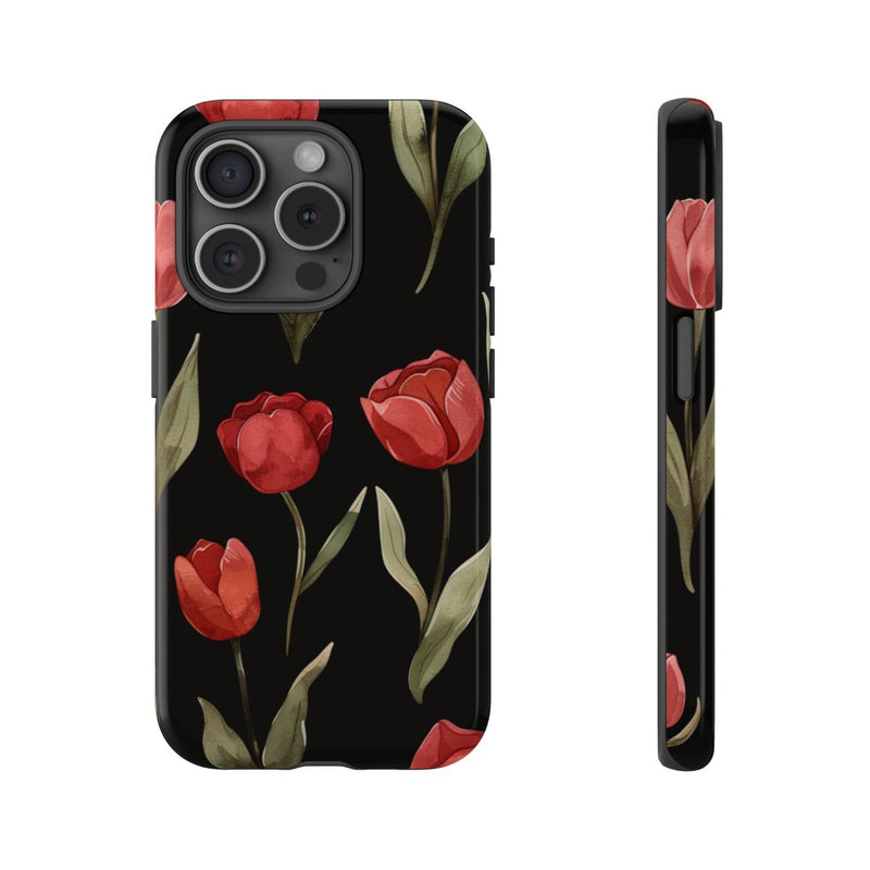 Rode Tulp Bloemenpatroon