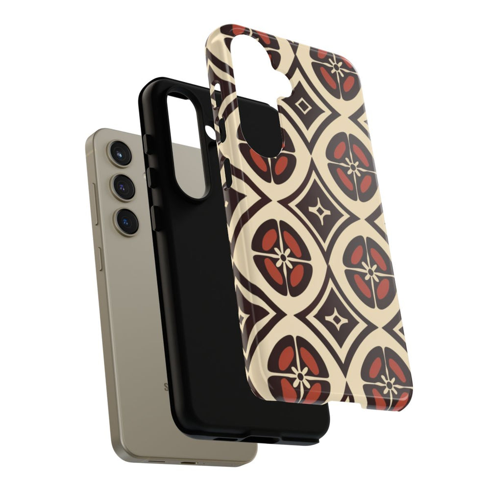 Geometrisch Bruin-Beige Patroon
