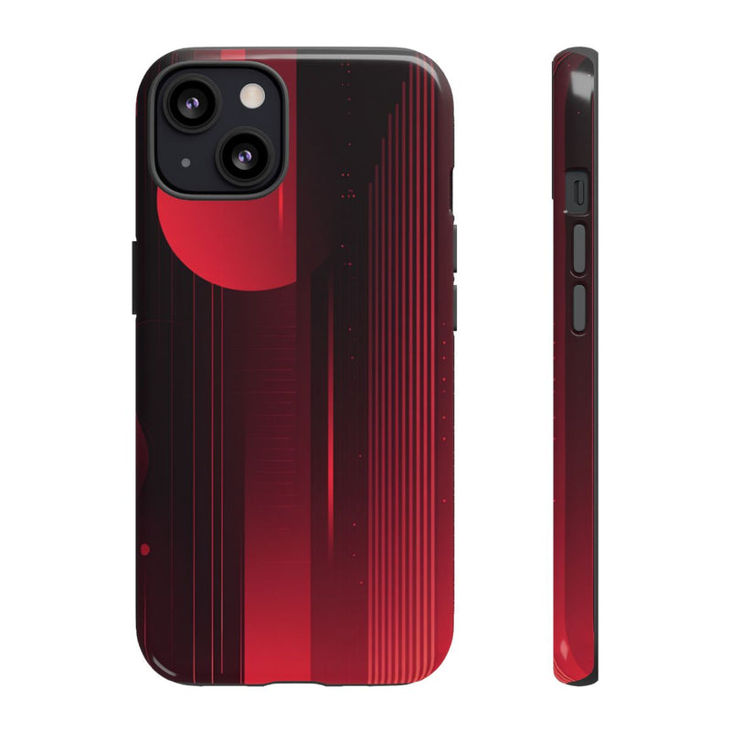 Abstract Rood Geometrisch Ontwerp