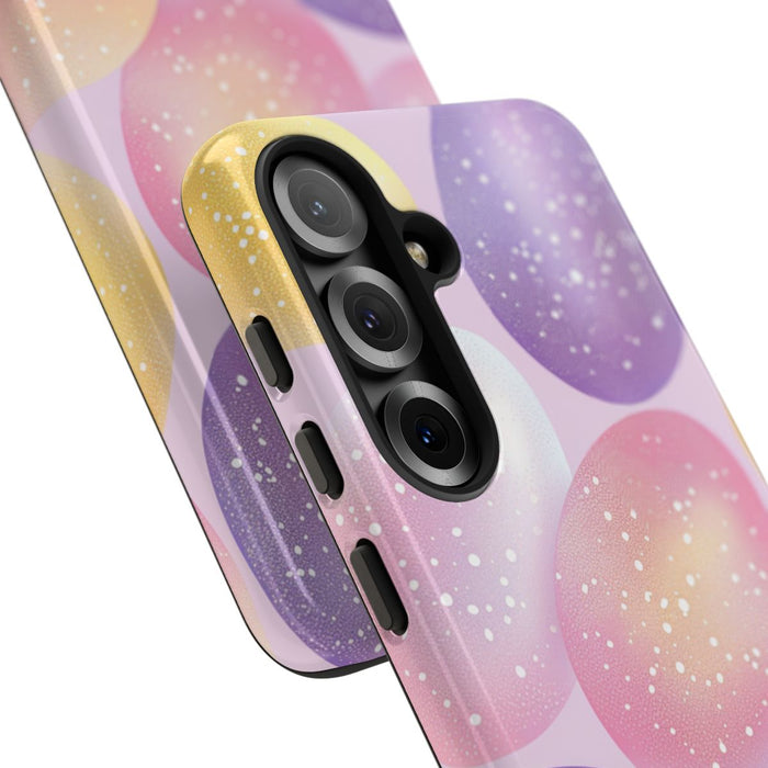 Pastelkleurige Glitter Paaseieren Patroon