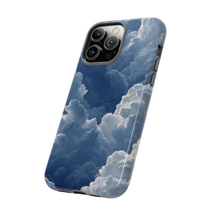 3D Blauw Wolkenpatroon