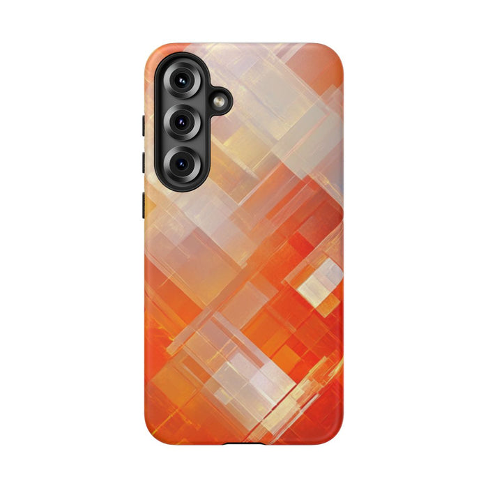 Abstract Geometrisch Oranje Patroon
