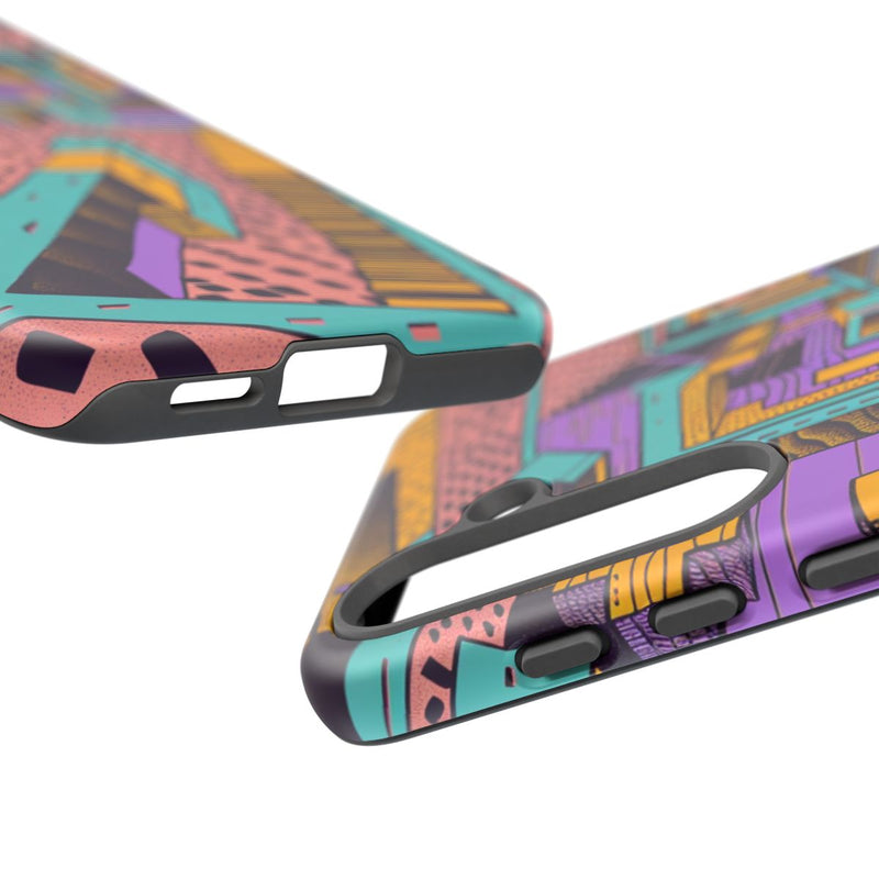 Geometrisch Abstract Patroon met Dieptewerking