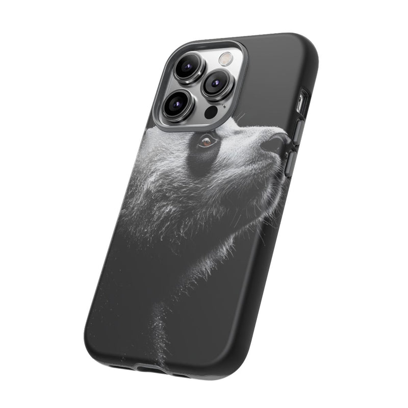 Gedetailleerde Zijaanzicht van Panda met Bruine Ogen