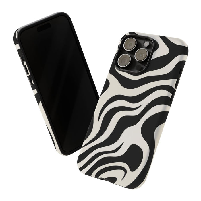 Zwart-Wit Abstract Zebra-Patroon
