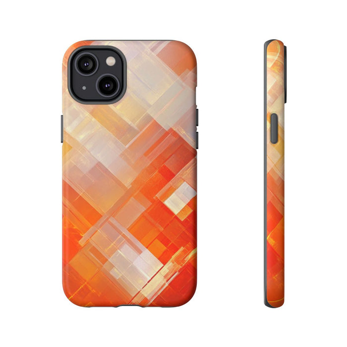 Abstract Geometrisch Oranje Patroon