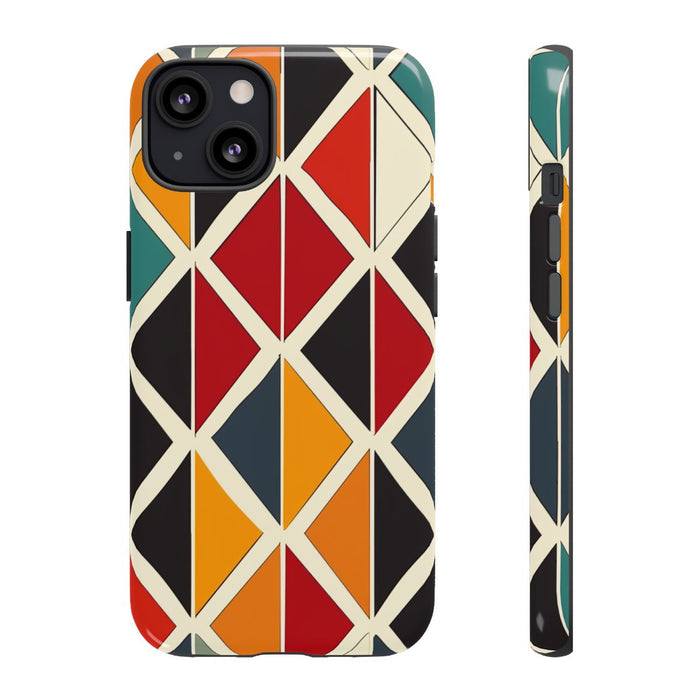 Kleurrijk Geometrisch Diamantpatroon