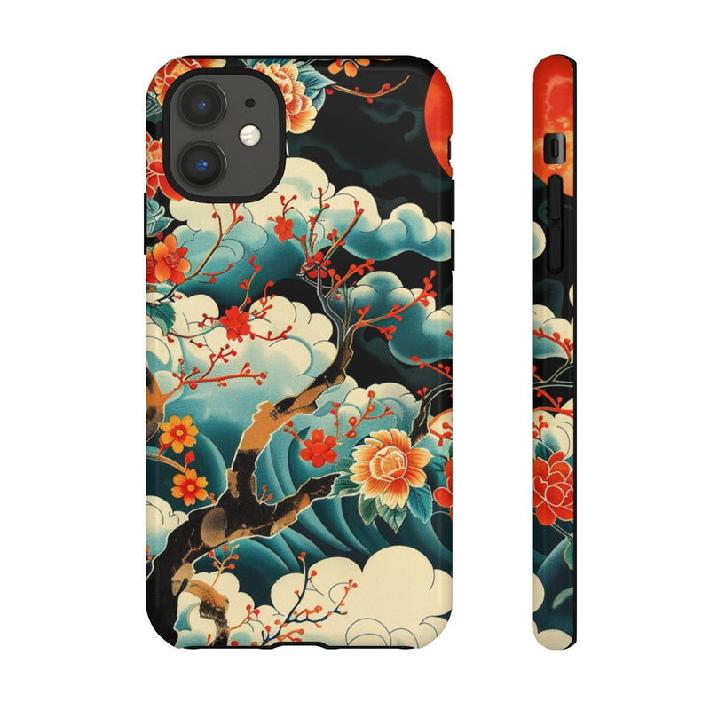 Bloemrijke Tak onder de Maan