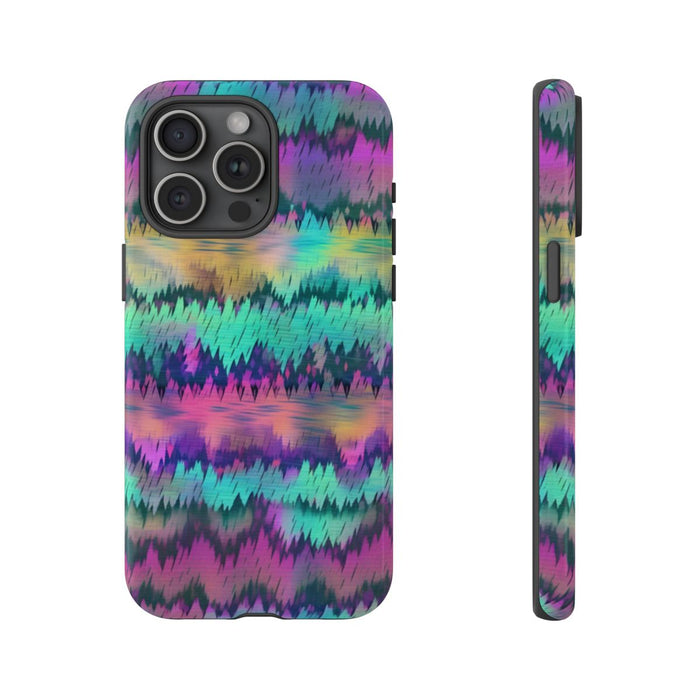 Kleurrijk Glitch Patroon Abstract Design