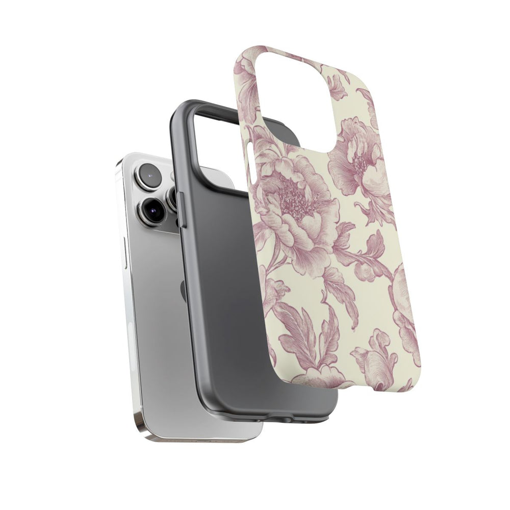 Elegante Victoriaanse Bloemenprint