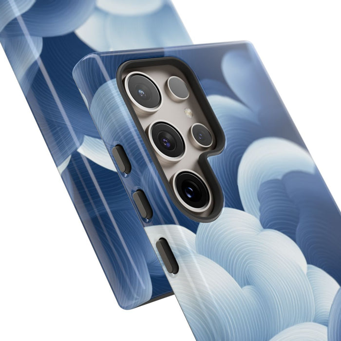 Blauw-Wit Wolkenpatroon
