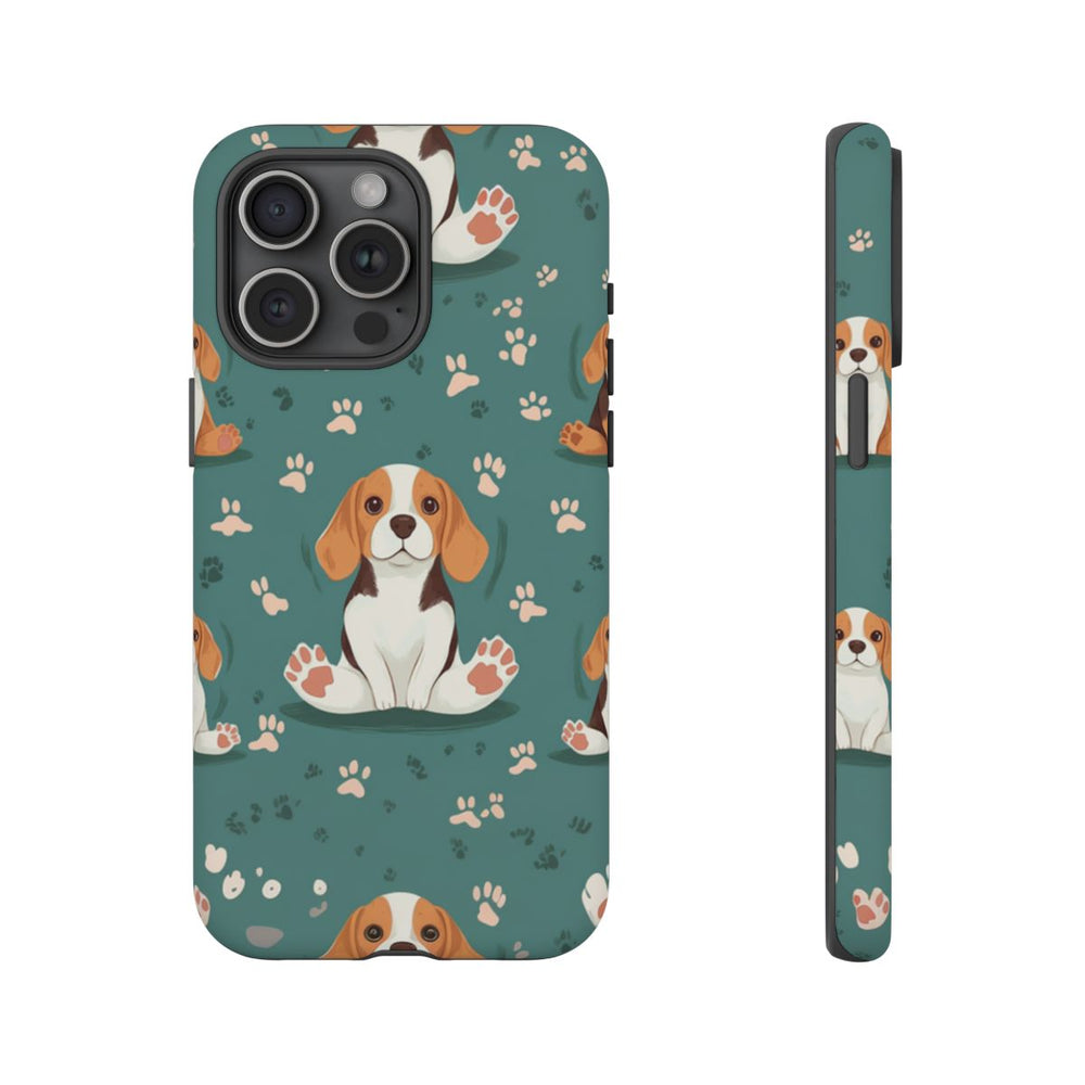 Beagles met Pootafdrukken Patroon