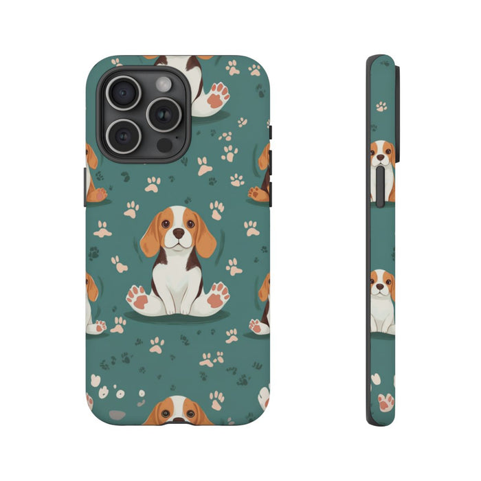 Beagles met Pootafdrukken Patroon