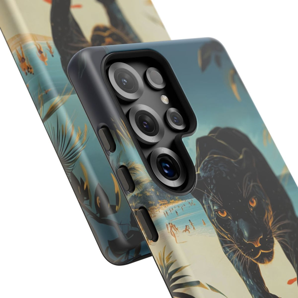 Zwarte Panter op het Strand