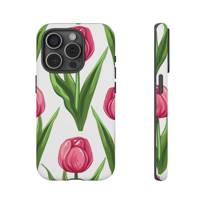 Roze Tulp Bloemenpatroon