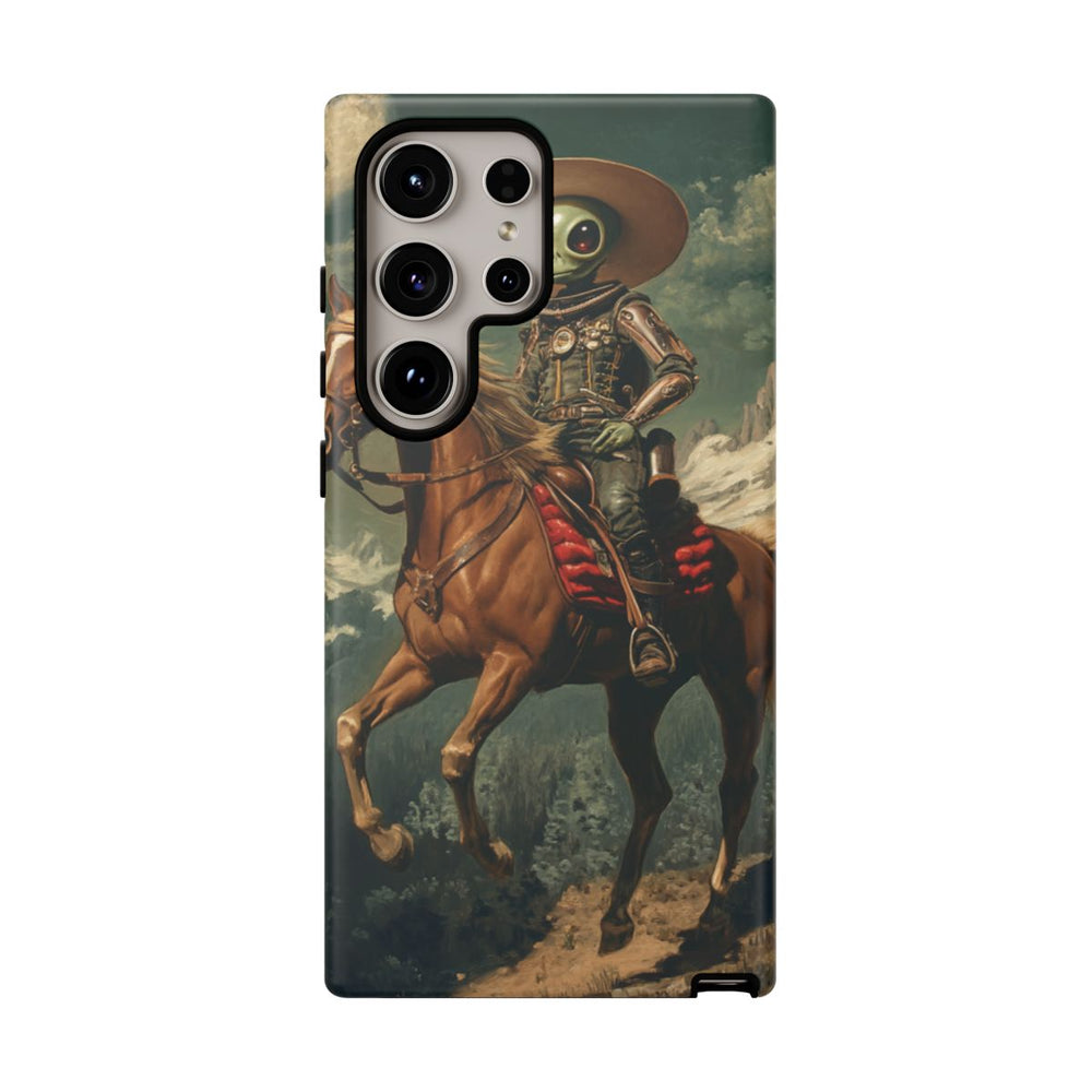 Buitenaardse Cowboy op Paard