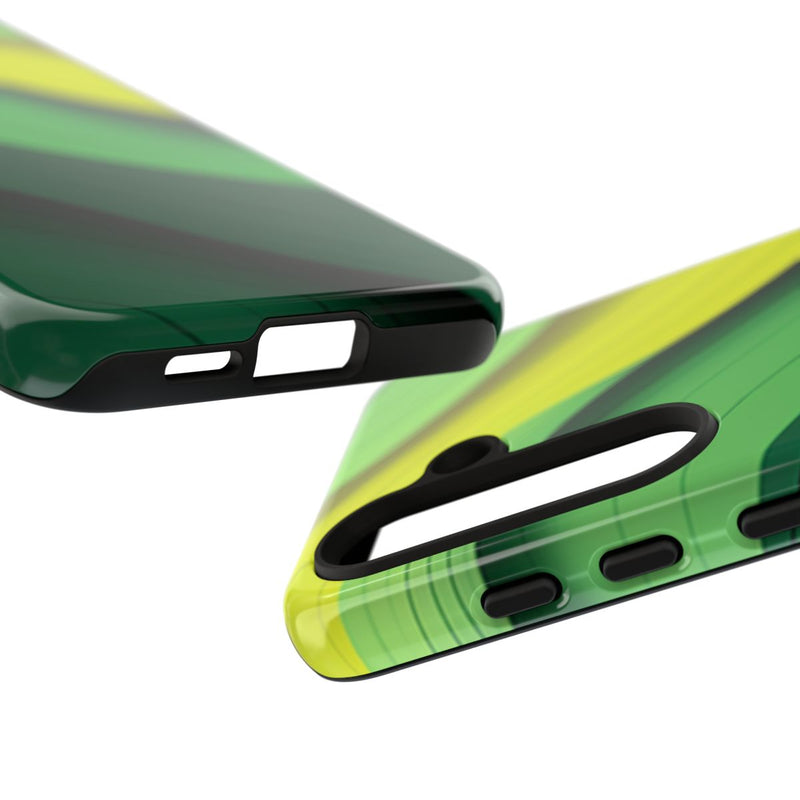 Groen-Geel Golvenpatroon