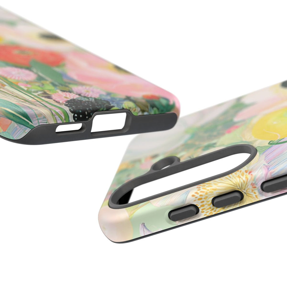 Lichte Pastelbloemen met Vogels