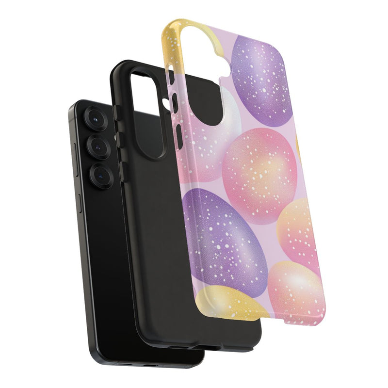 Pastelkleurige Glitter Paaseieren Patroon