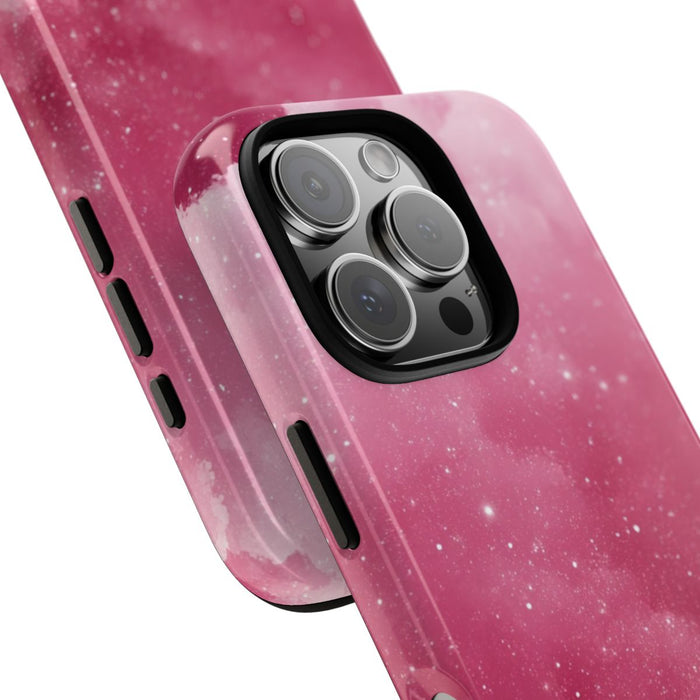 Roze Glitterwolkenstructuur