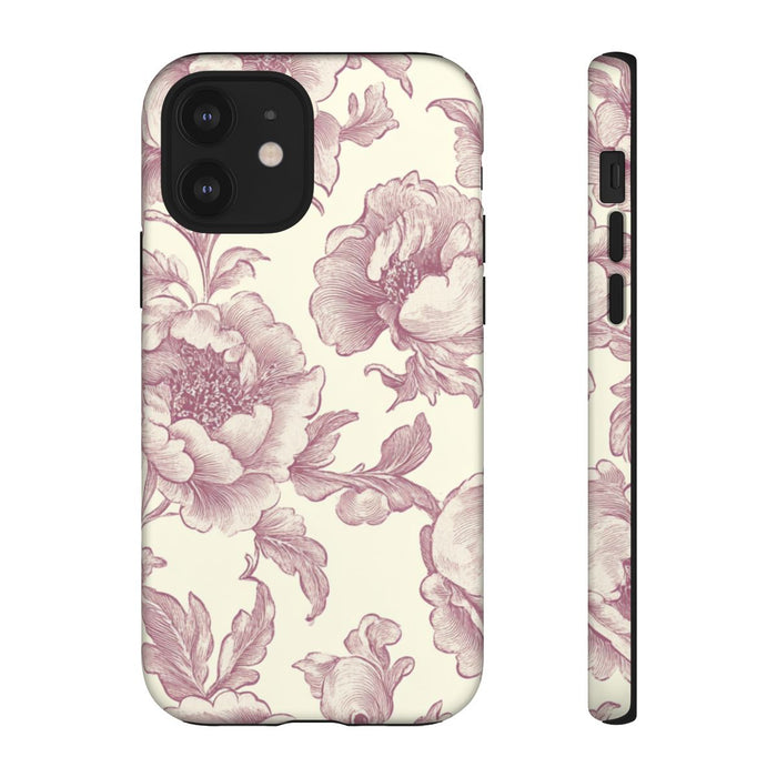 Elegante Victoriaanse Bloemenprint